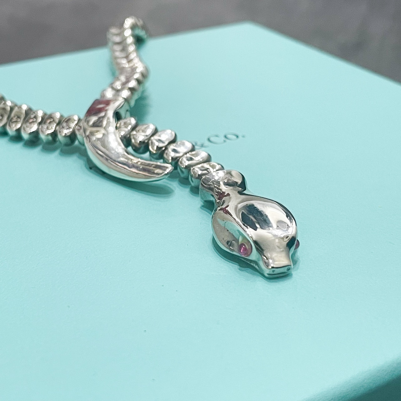 ティファニー スネーク ネックレス ヴィンテージ