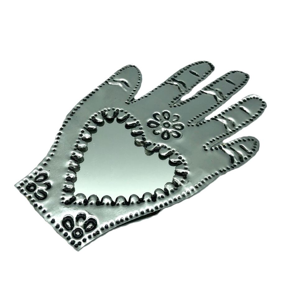 メキシコ ブリキミラー ハンド