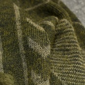 switching design mohair blend cardigan