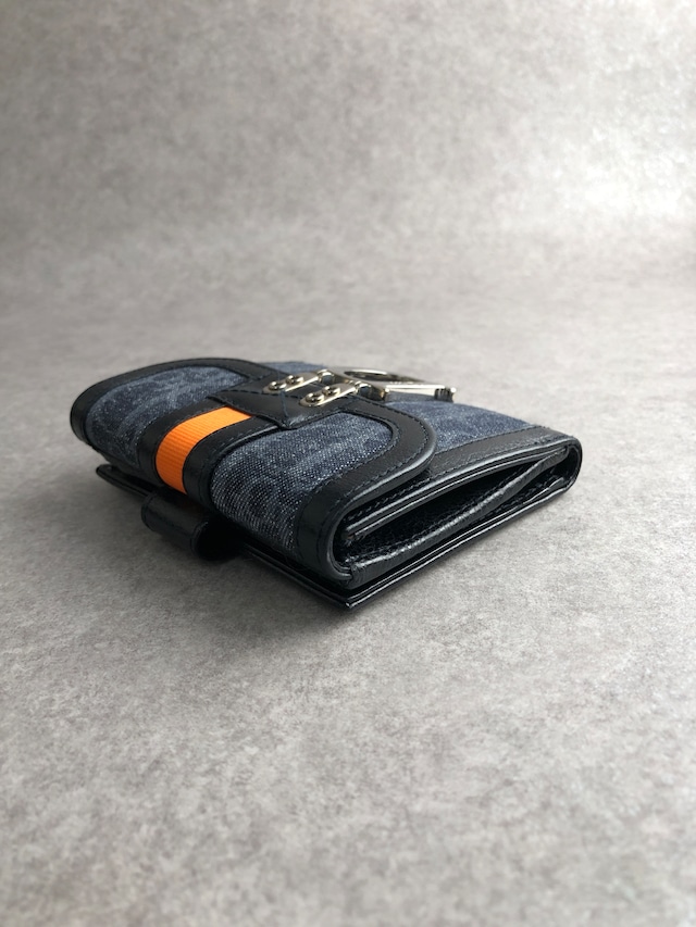 Christian Dior クリスチャン ディオール トロッター 財布 インディゴ Dロゴ キャンバス 2つ折り vintage ヴィンテージ オールド mpv8rz