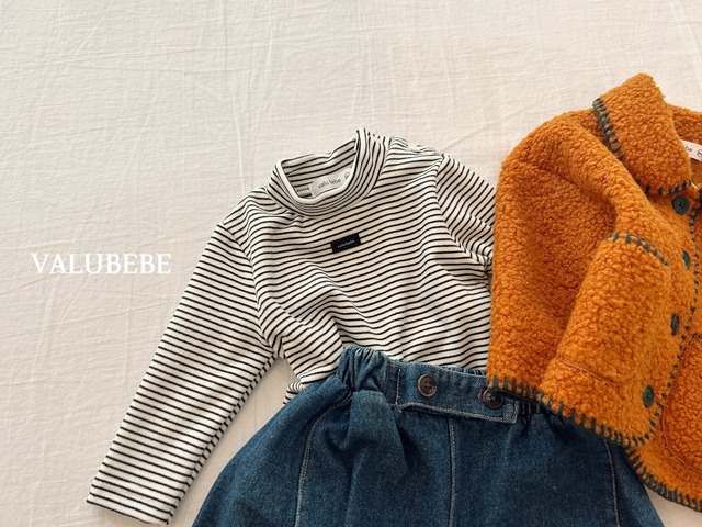 【予約/特典】valu bebe / Rookie ST half neck tee
