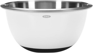 【新着特価】OXO ステンレス ミキシングボウル (中) ホワイト 1071827