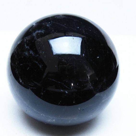 1.1Kg モリオン 黒水晶 丸玉 91mm スフィア 一点物 151-9336