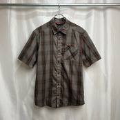 ARC'TERYX　チェック　胸ポケット　半袖シャツ　S