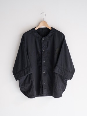 PORTER CLASSIC　SUVIN GD GZ BB SHIRT C　BLACK　PC-056-2626-0010-0014