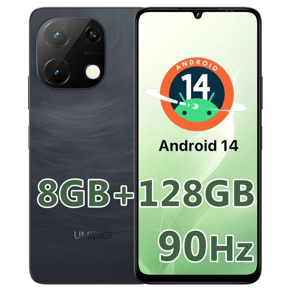 UMIDIGI Android 14 スマホ 本体 SIMフリー G9T スマートフォン UMIDIGI Android 14 スマホ 本体 SIMフリー G9T スマートフォン