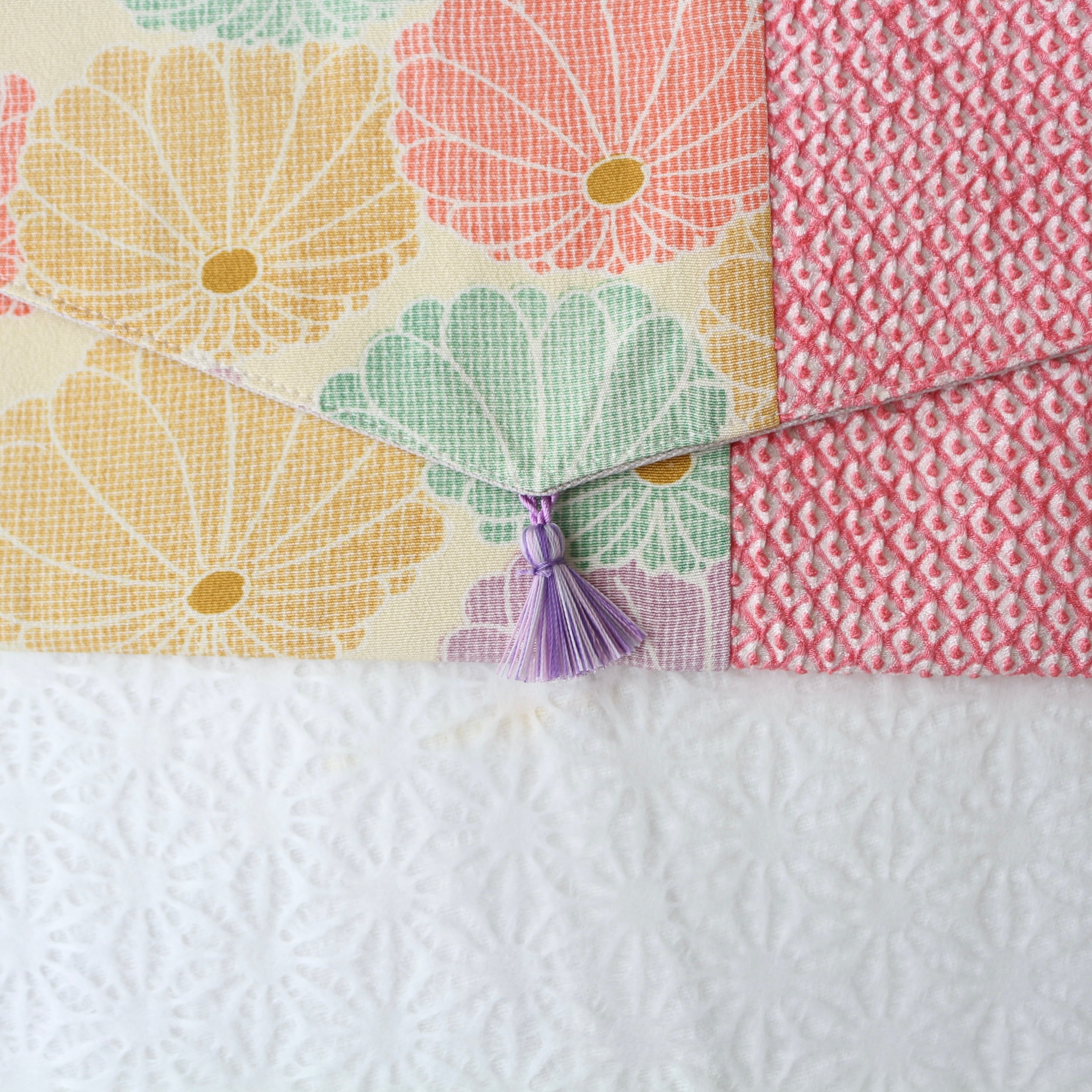 帛紗 ふくさ ポーチ 正絹着物 タッセル付き | Kaen・袴ロンパース