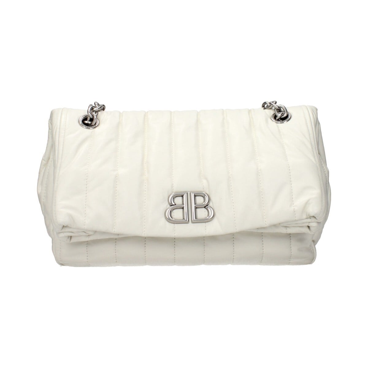BALENCIAGA バレンシアガ レディース ショルダーバッグ レザー ホワイト