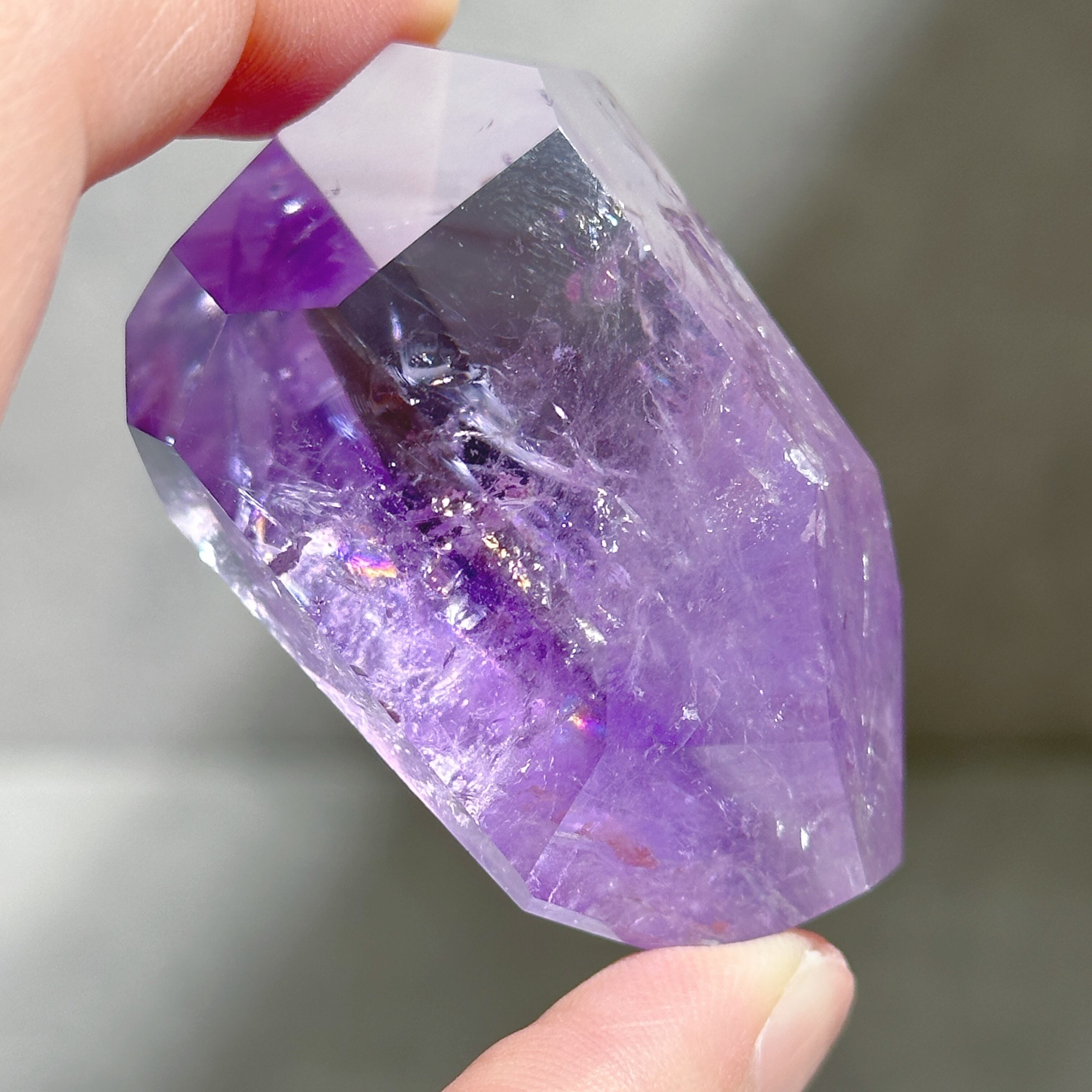 ファントム・透明感◎アメジスト フリーフォーム45◇ Amethyst