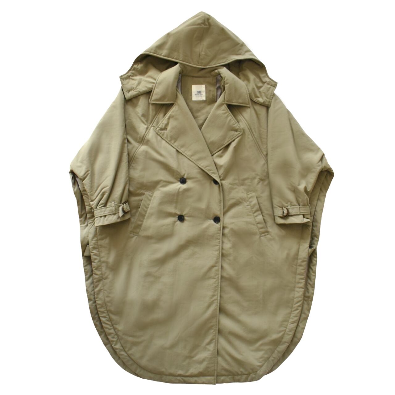 KAPOK KNOT / KAPOKDOWN PONCHO COAT / カポックダウン ポンチョコート
