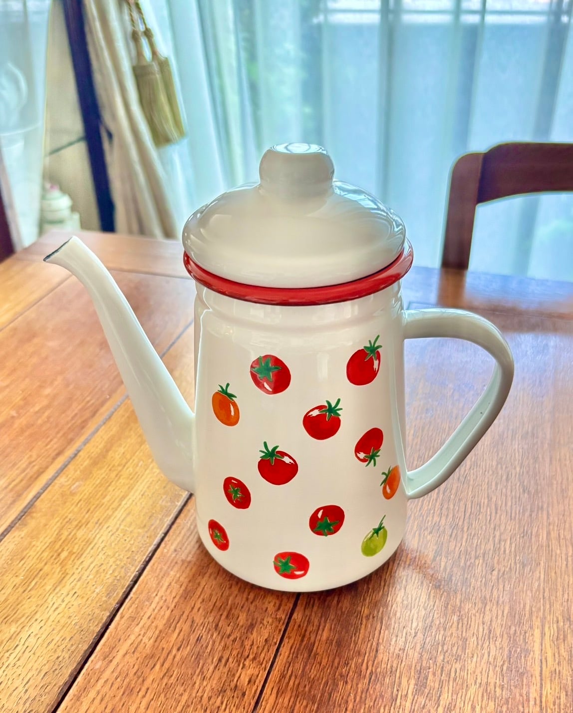 アフタヌーンティー ホーローポット トマト｜Afternoon Tea Enamel Pot