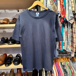 Ⓝ1990s CHAMPION NAVY SOLID T-SHIRT