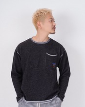 【#Re:room】W FACE CREW NECK KNIT［REK165］