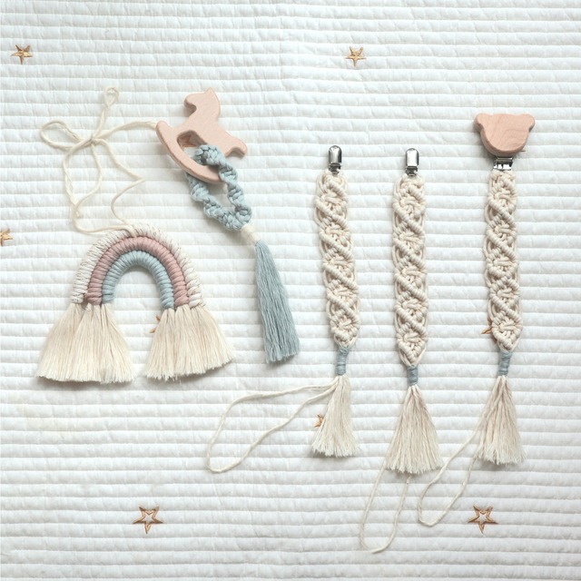 HELLO BABY! マクラメ出産祝い