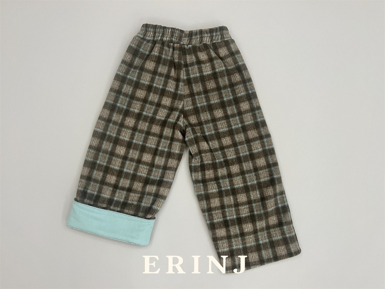 ERIN J［取寄］check warm pants 26winter