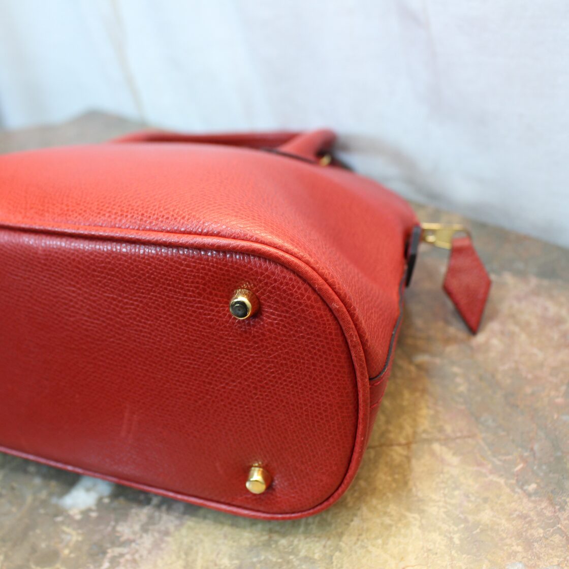 2000000005867 mauro governa DOME TYPE LEATHER 2WAY SHOULDER BAG 