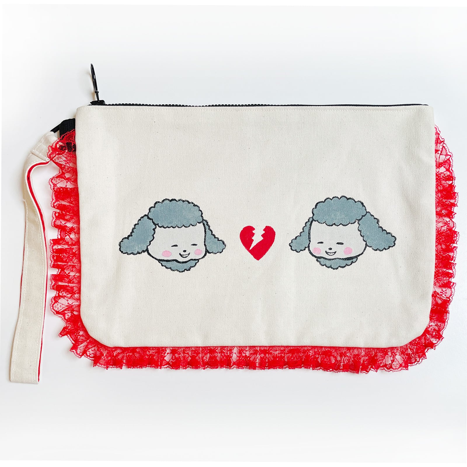 【1点モノ】" ミカヅキ×jealousy "  コラボビッグポーチ 【送料無料】