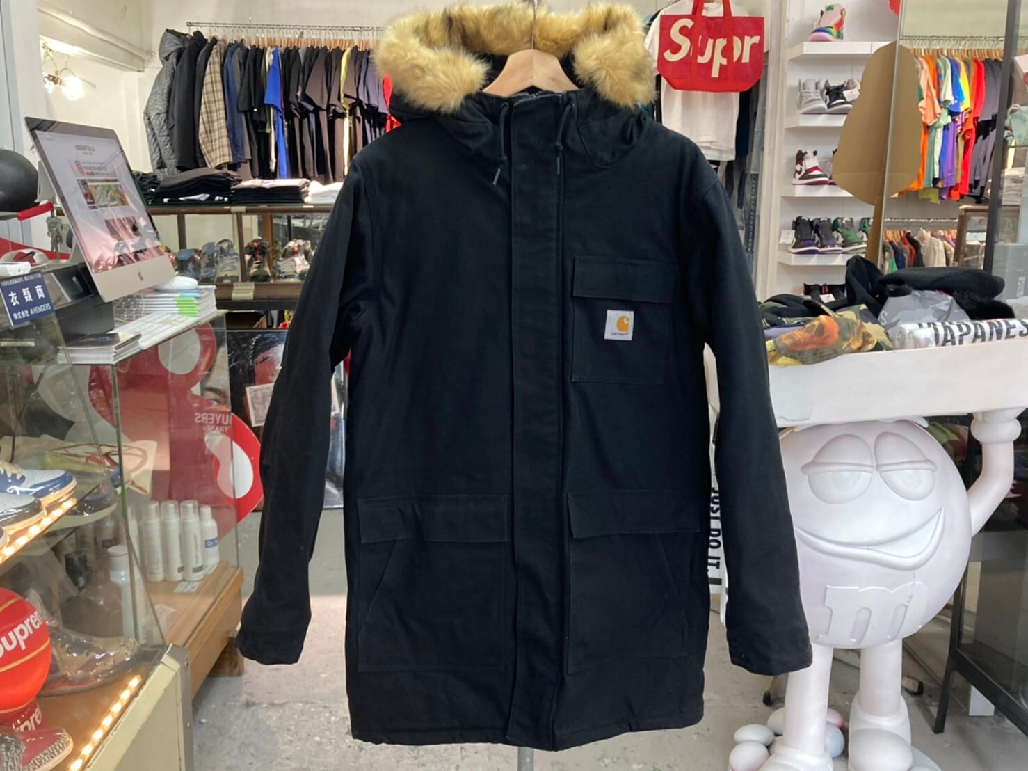 CARHARTT SIBERIAN PARKA SMALL BLACK 60KA2469 | BRAND BUYERS OSAKA