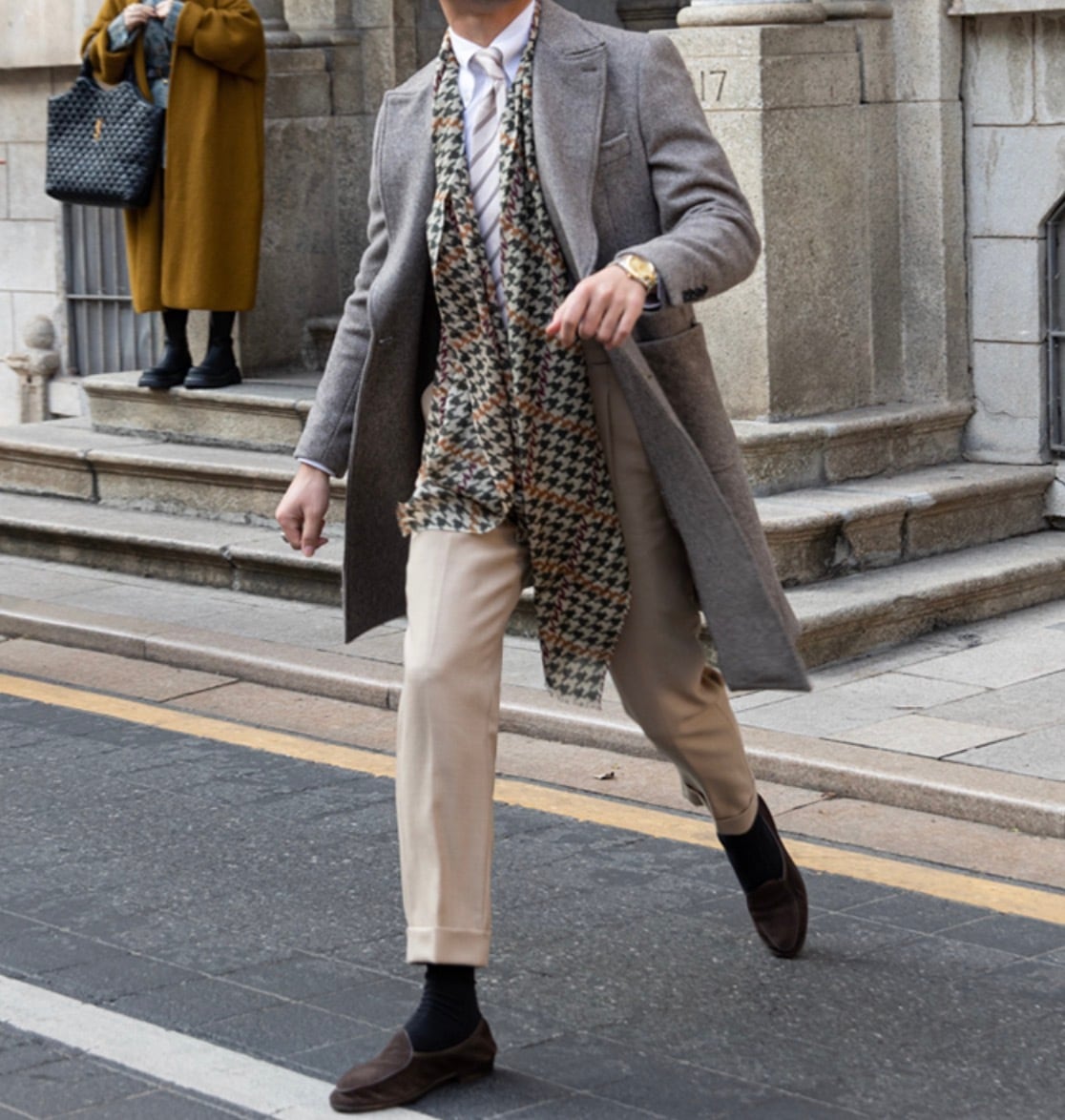 ARTIGIANALE グレー チェスターコート サイズ48 イタルスタイル 【公式