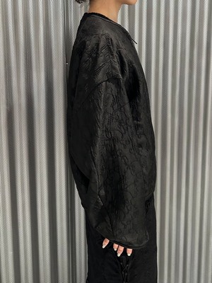 【26AW】Mame Kurogouchi マメ クロゴウチ / ショートジャケット / Arabesque Jacquard Short Jacket