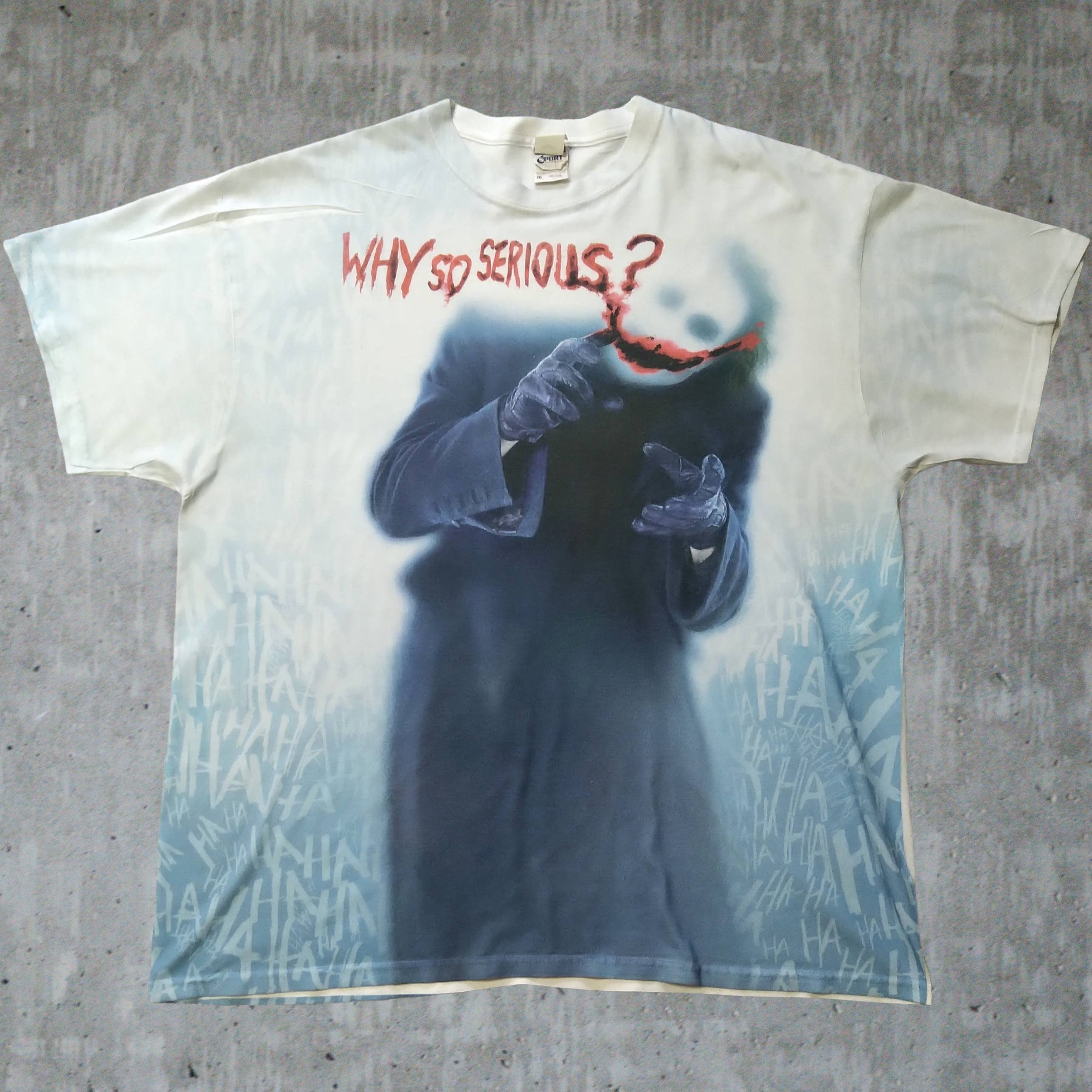 古着　ダークナイト　Tシャツ　2XL　紫　ジョーカー　バットマン　ムービーT 古着 ダークナイト Tシャツ 2XL 紫 ジョーカー バットマン ムービーT