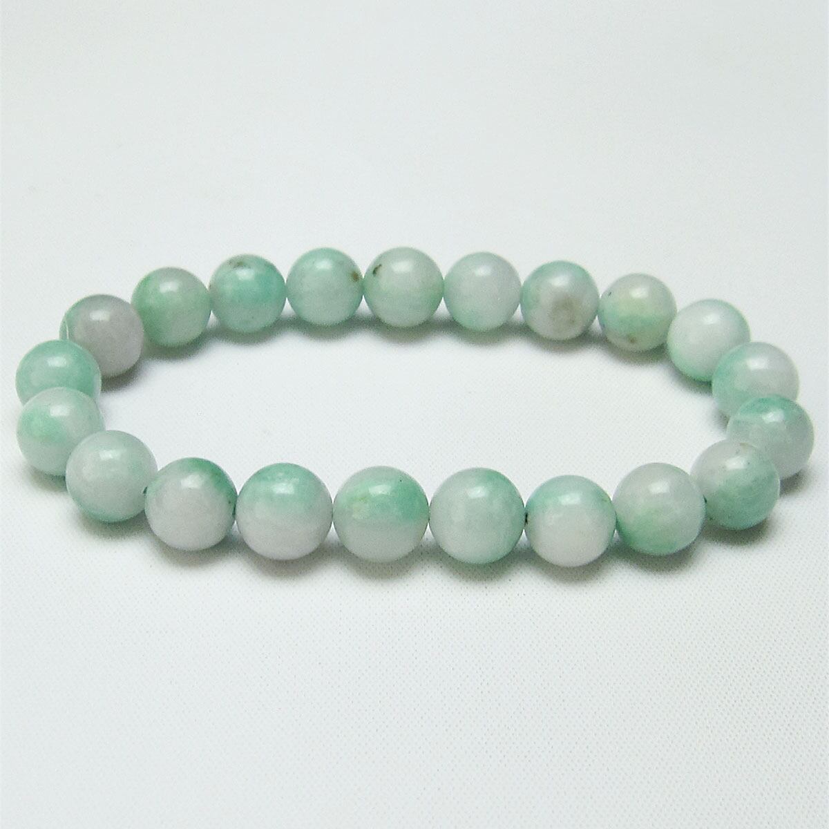 エメラルド ブレスレット 10mm 一点物 111-22751