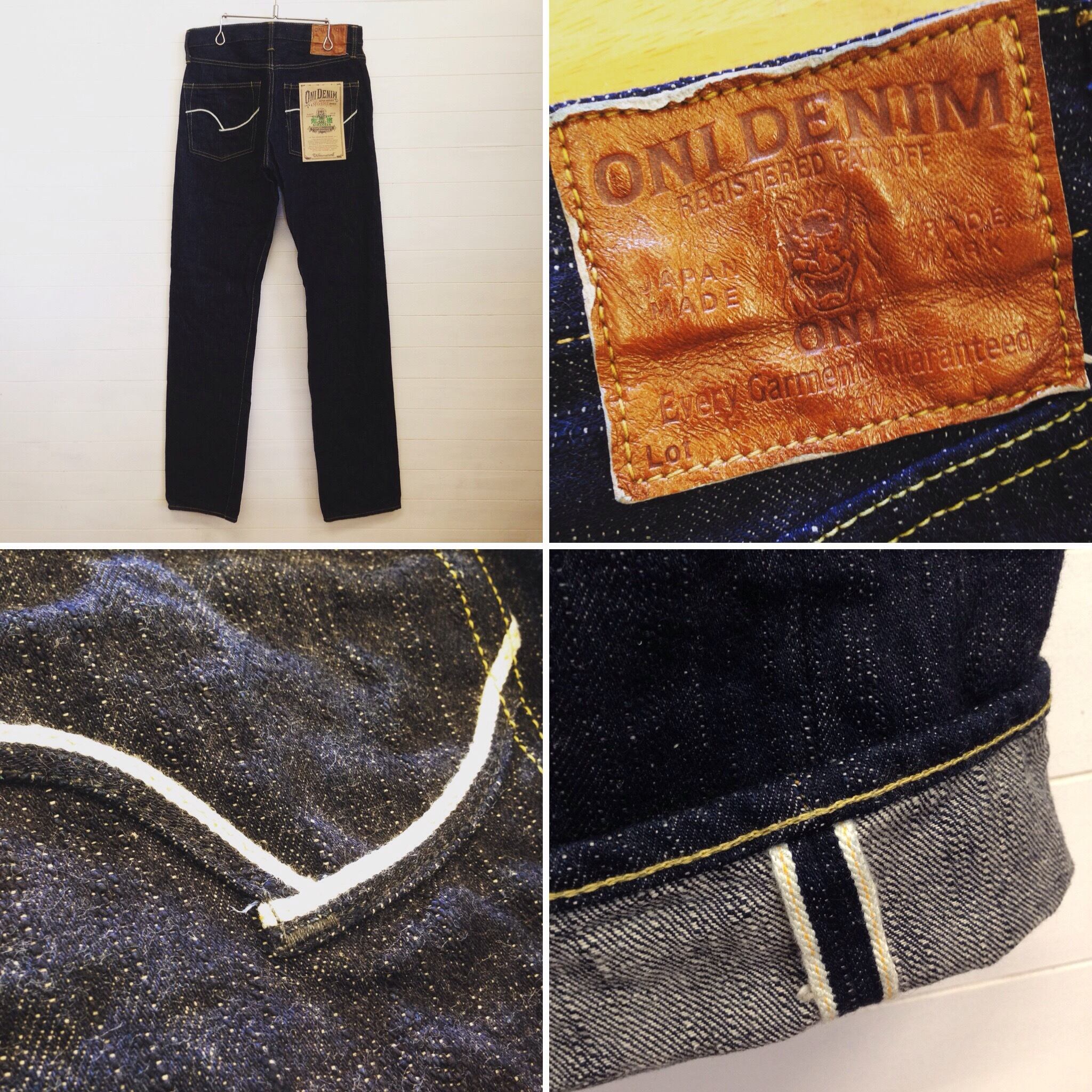 ONI DENIM(鬼デニム) 鬼斑撚グリーンキャスト 299SV | jeanskokubo