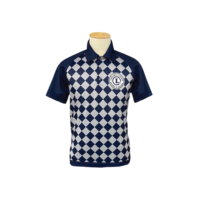【MEN】ポロシャツ CHECKER2 GRAY(送料無料)