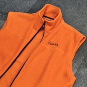 Cabela's fleece vest orange
