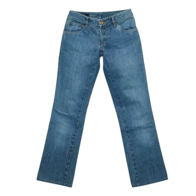 グッチ デニムパンツ サイズ：38 ブルー コットン レディース GUCCI 【中古】