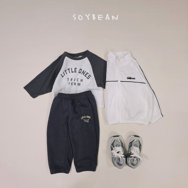 《送料無料》予約:リトルラグランT【soybean】※ジュニアサイズ