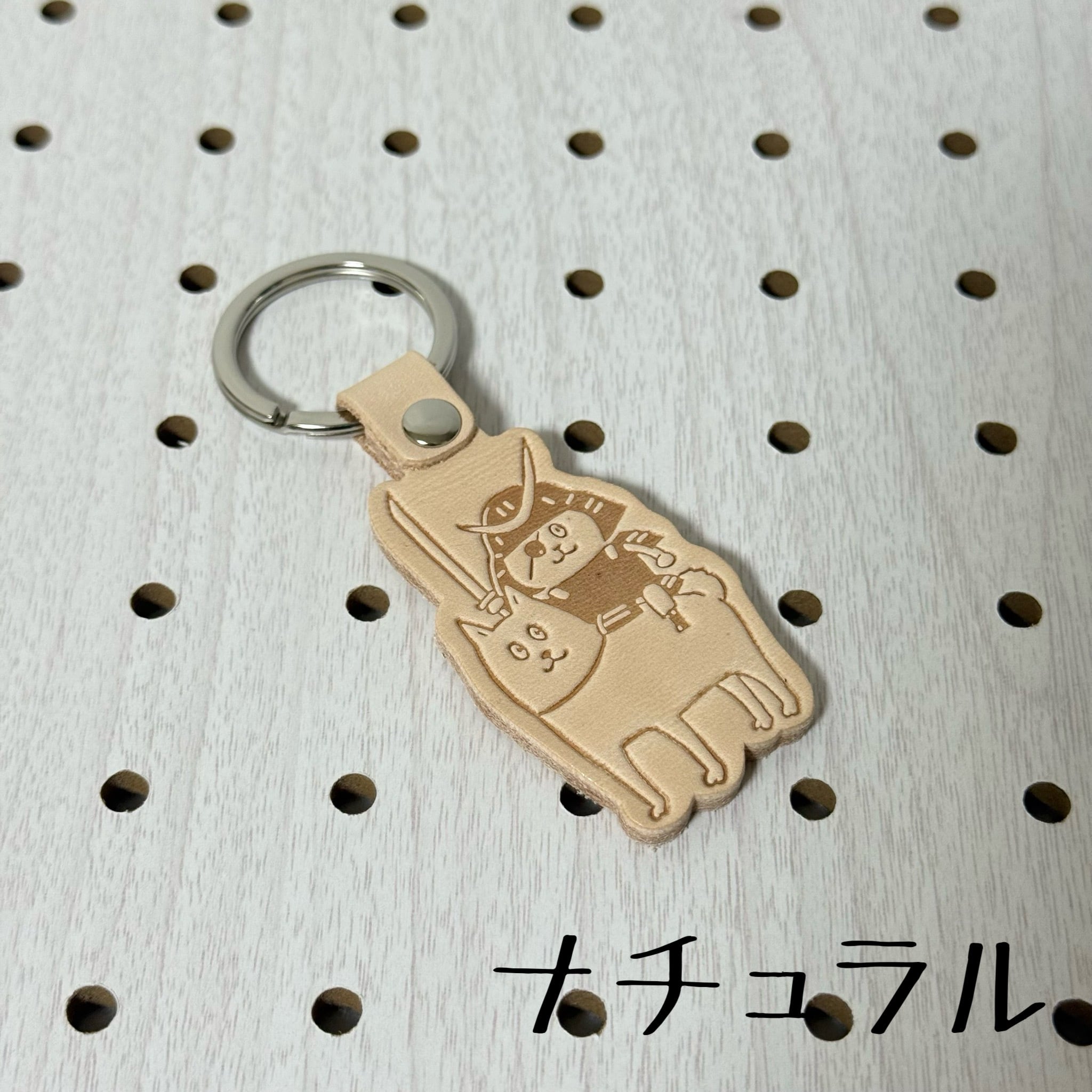 ネコムネandシバ 革キーホルダー | TORCH-Online Shop-