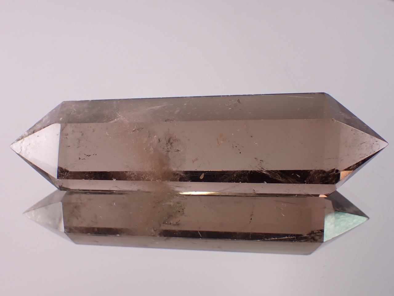 スモーキークォーツ　ダブルポイント　43.3g　[D1-127]