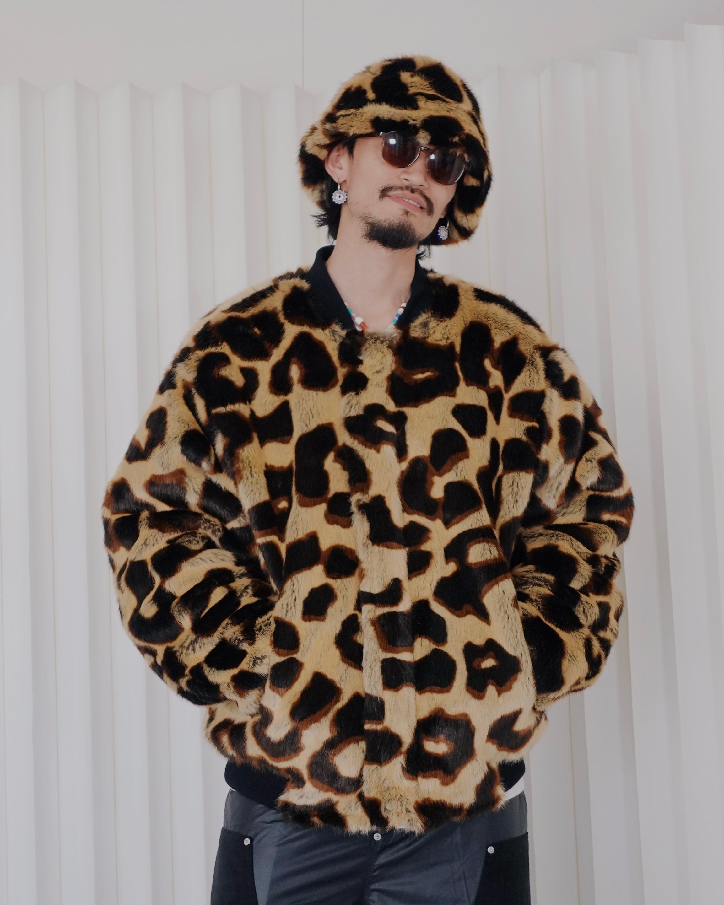 Reversible Fur MA-1 / Leopard | AMBERGLEAM
