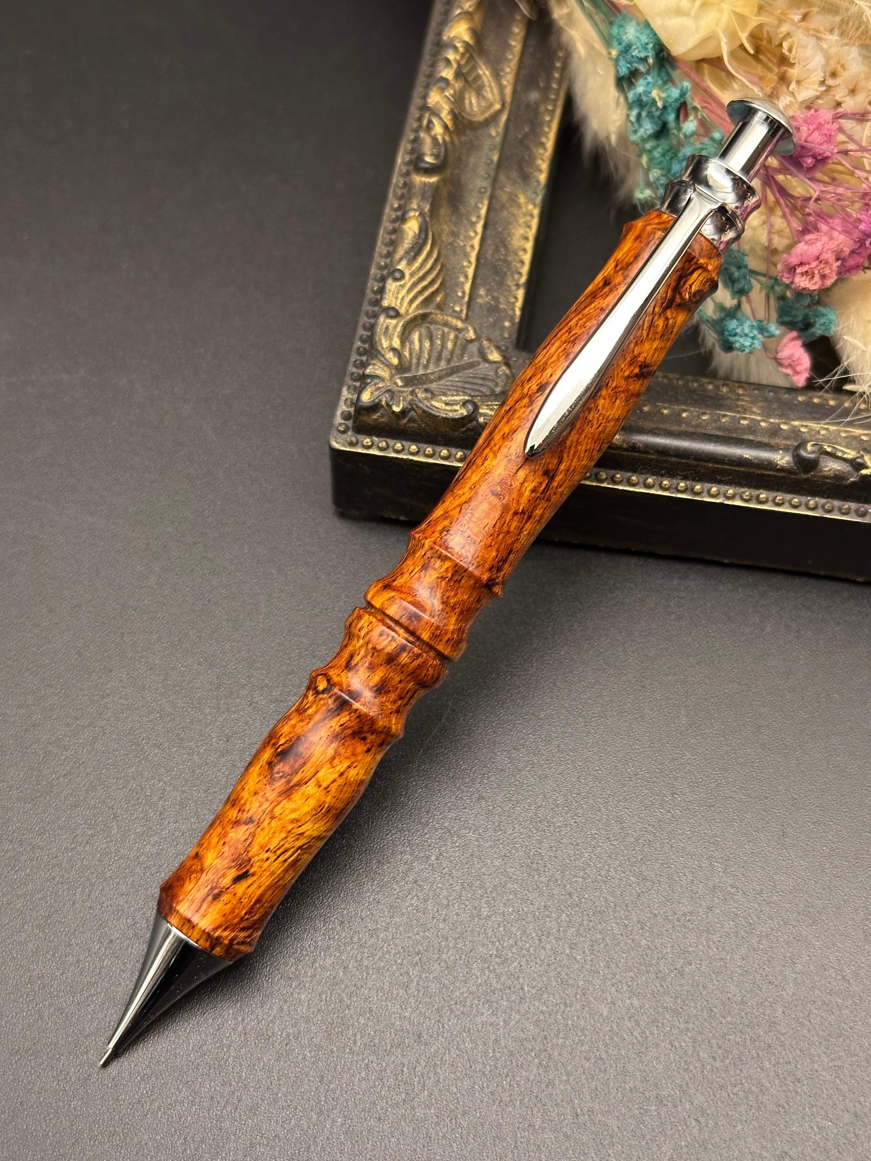 神代ケヤキ/木軸シャープペン底重心タイプ(オリジナル金具） | Flamberg