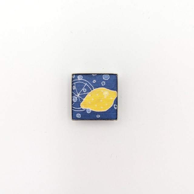 帯留「レモンと炭酸水」