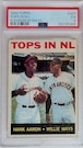 Hank Aaron / Willie Mays | 1964 Topps | Tops in NL #423 | PSA 5
