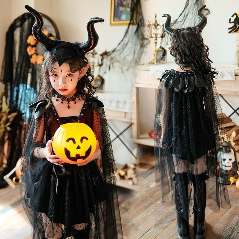  キッズ ハロウィン コスチューム ワンピース 魔女 仮装 150