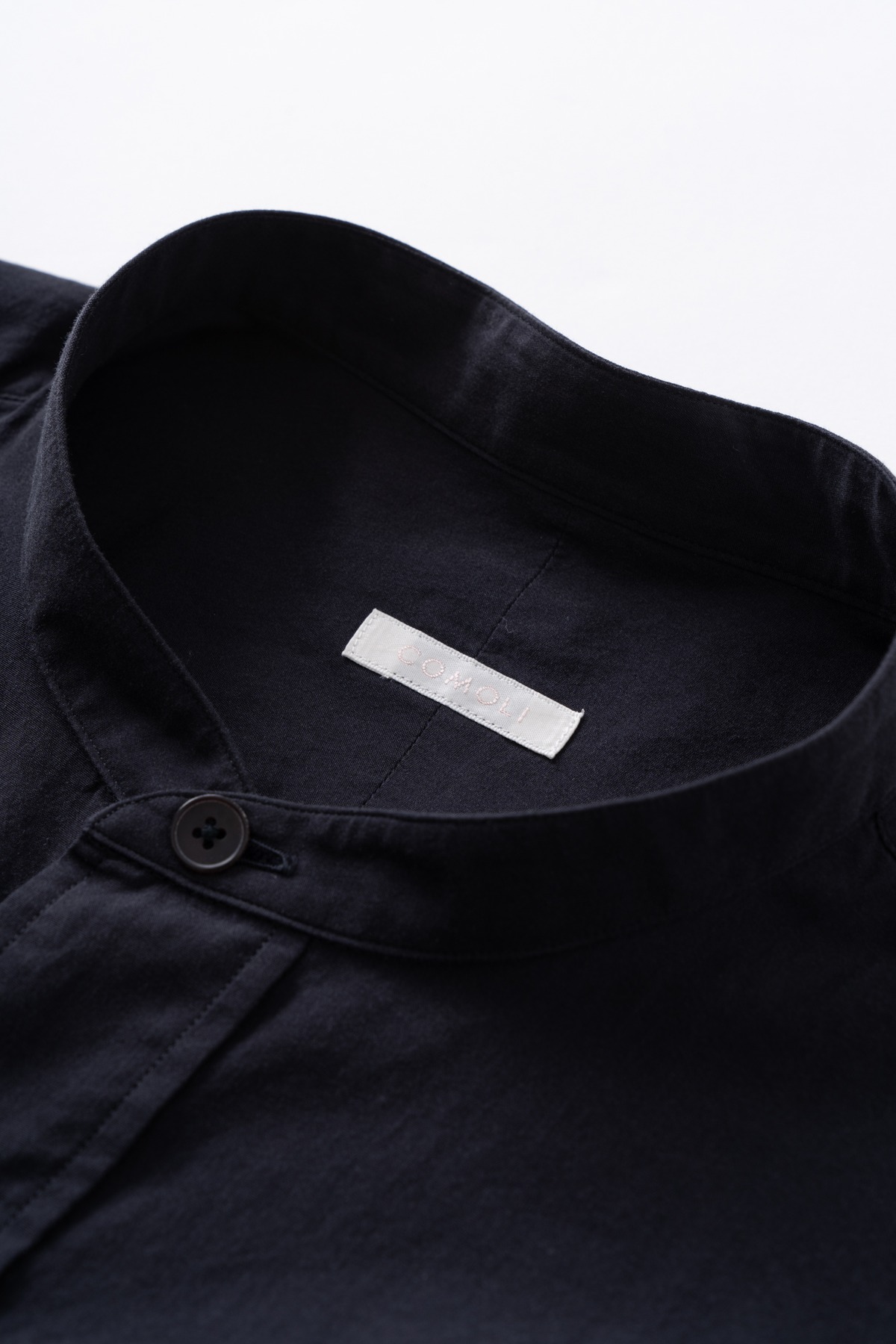 バンドカラーシャツ / COMOLI(コモリ) / NAVY | Y. & SONS ONLINE STORE