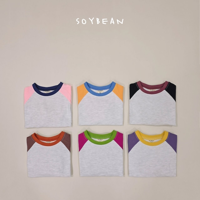 【取寄】soybean|vintage raglan tee|ヴィンテージラグランT|XS-JM|kids&jr|26 spring