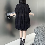 Relaxed dolman sleeve top + shorts set (ME428)