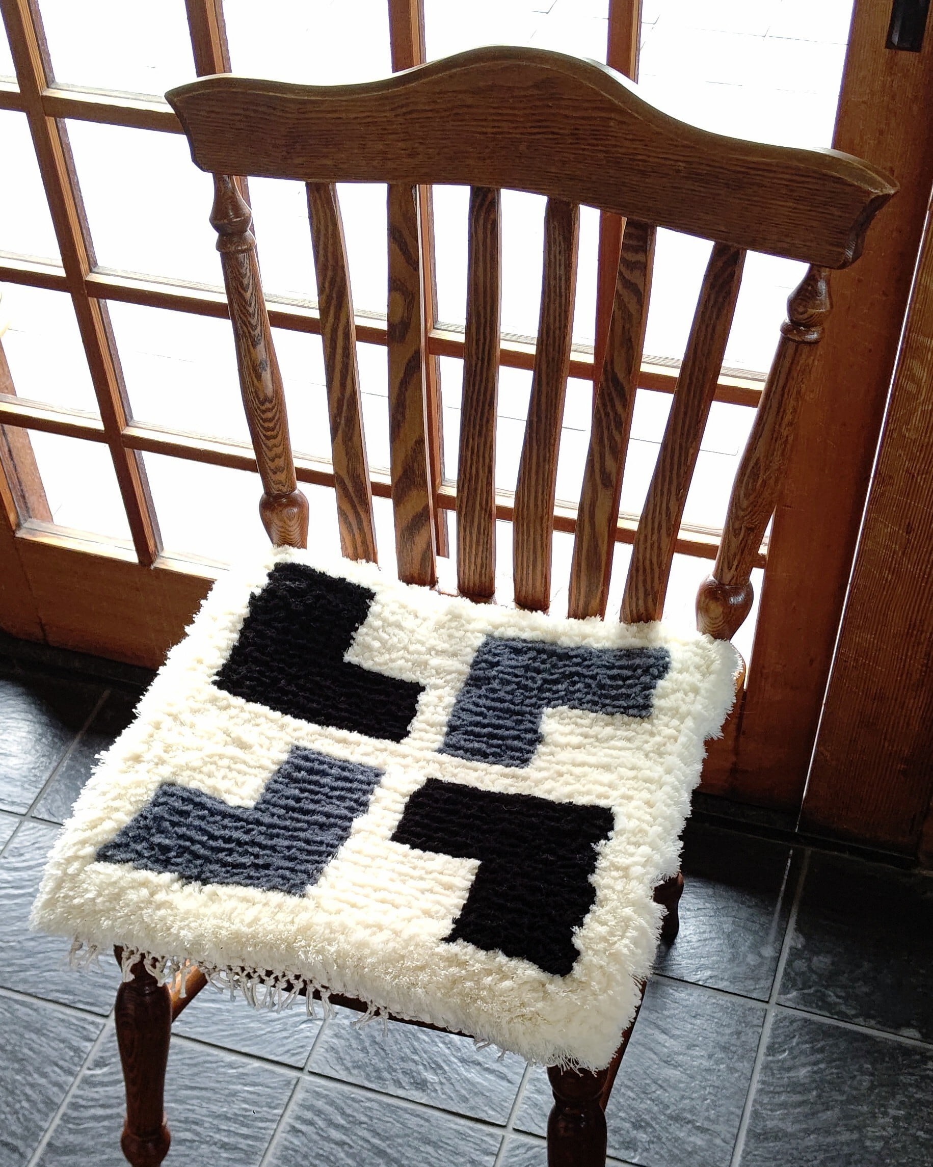 ノッティング椅子敷き 織工房「緯」 | ひふみ民藝店