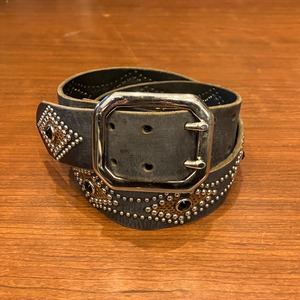 W.C.L.C STUDS LEATHER BELT