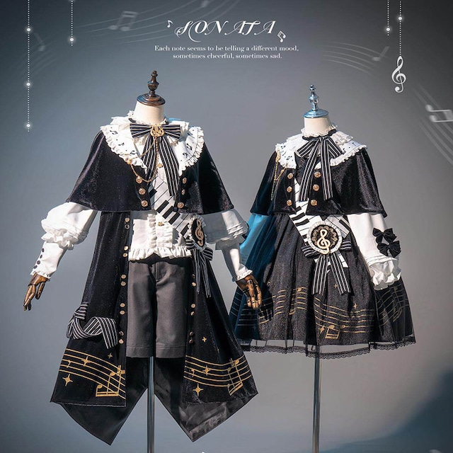 王子系 コスチューム ピアノソナタ 夜奏曲 ロングコート ジレ 舞台衣装 ファンタジー