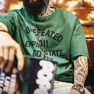 スタンププリント半袖Tシャツ 260124