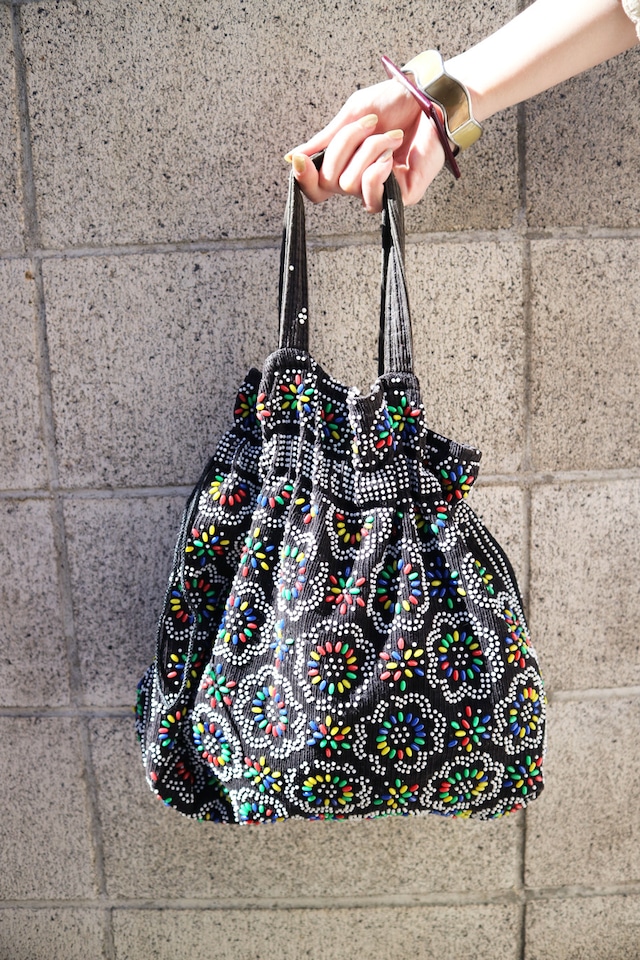 Native pattern beads bag