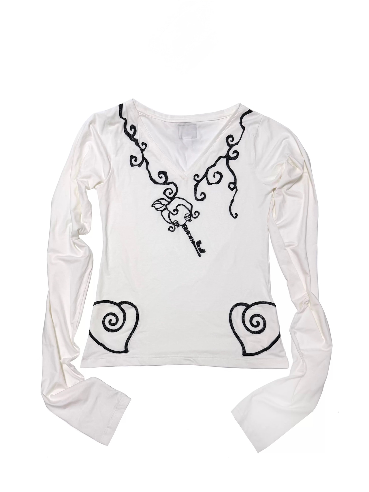 【Vestige】Key Glitter Long Tee