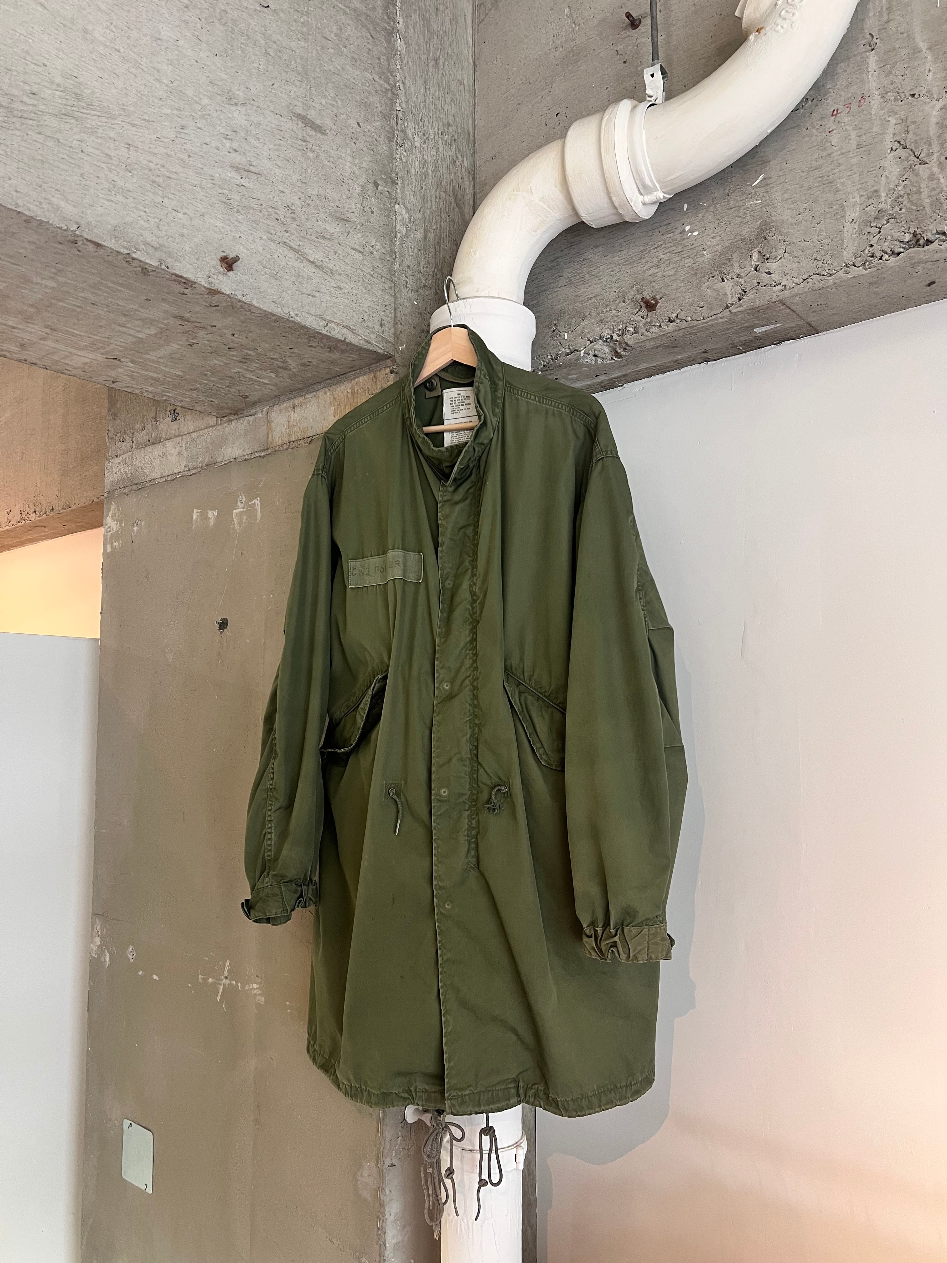 【美品】実物 76s US Army M65フィッシュテールパーカーXS KU76 実物 M-65 US ARMY フィッシュテールパーカー XS/R