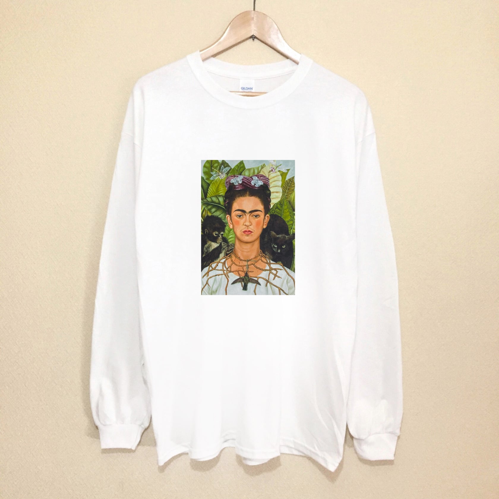 90s-00s Frida Kahlo Tシャツ アート フリーダカーロ Frida Kahlo フリーダカーロ Tシャツ 白 Mサイズ - メルカリ