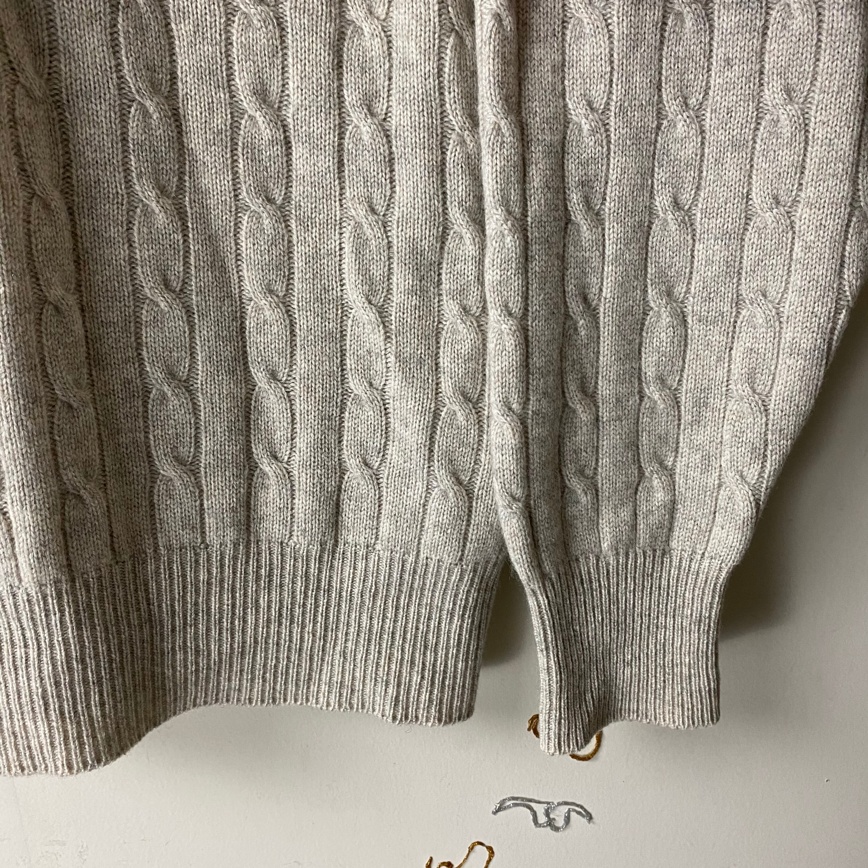 HERMES cashmere knit polo sweater | NOIR ONLINE